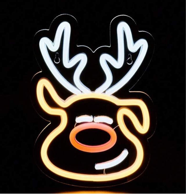 Reindeer LED Neon Sign
