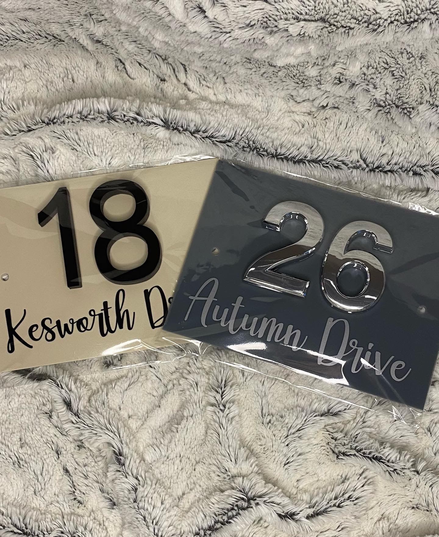 Acrylic 3D Number Door Sign
