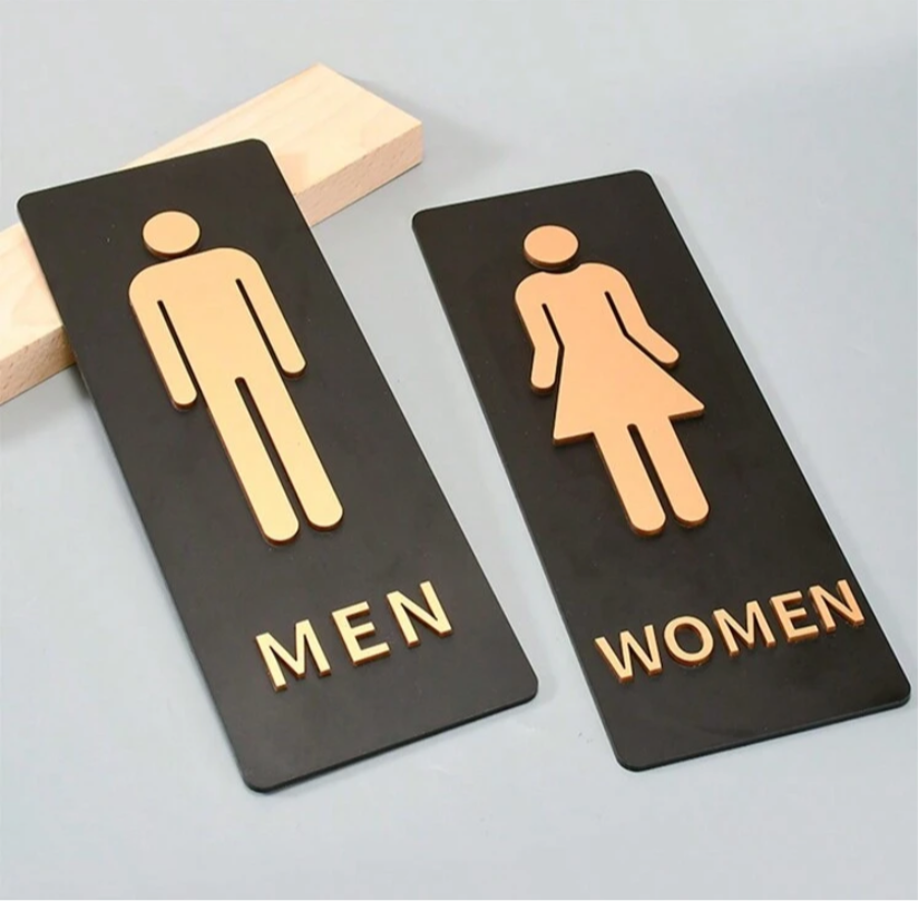 Acrylic Toilet Plaque