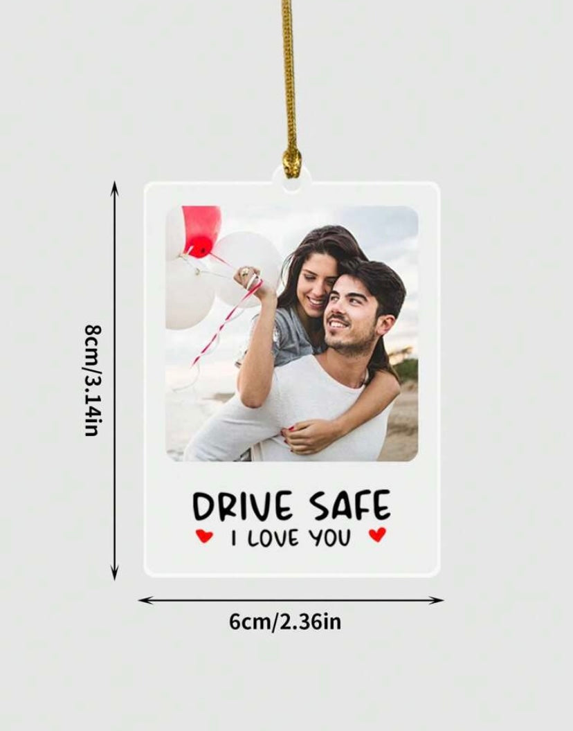 Personalised Car Hanging Sign