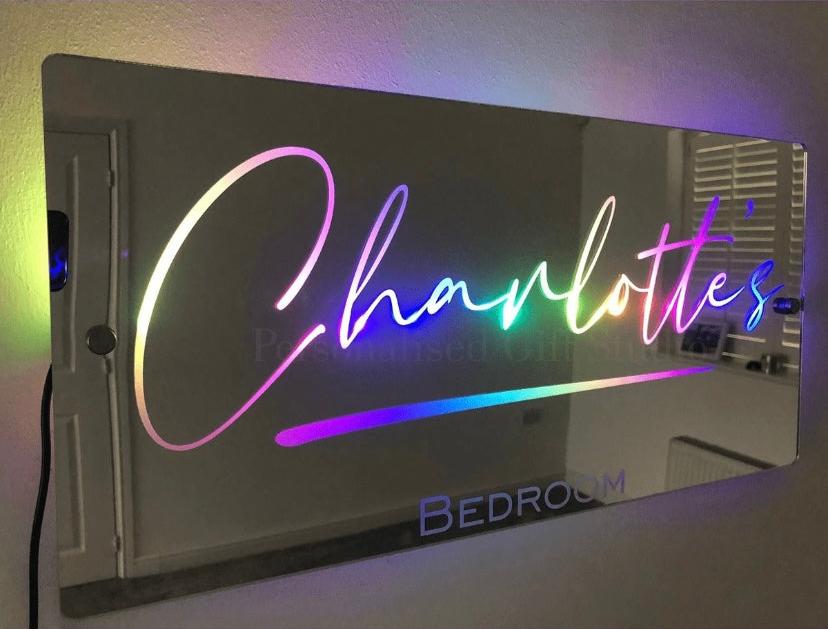 Custom LED Mirror Sign