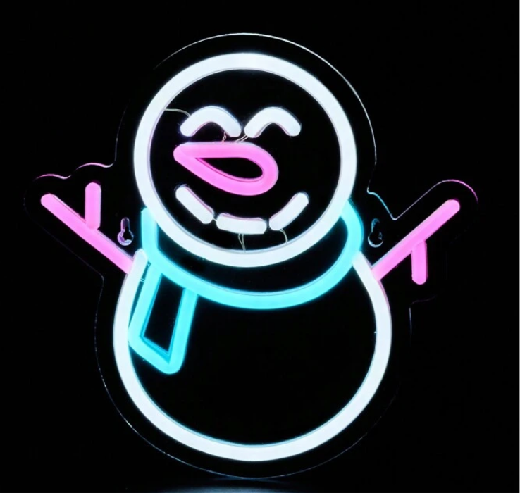 Snowman LED Neon Signs