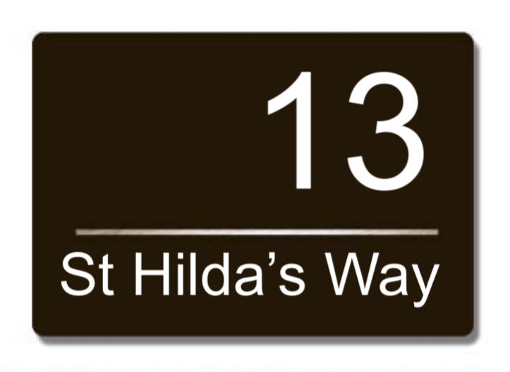 Custom Made Aluminium Door Sign