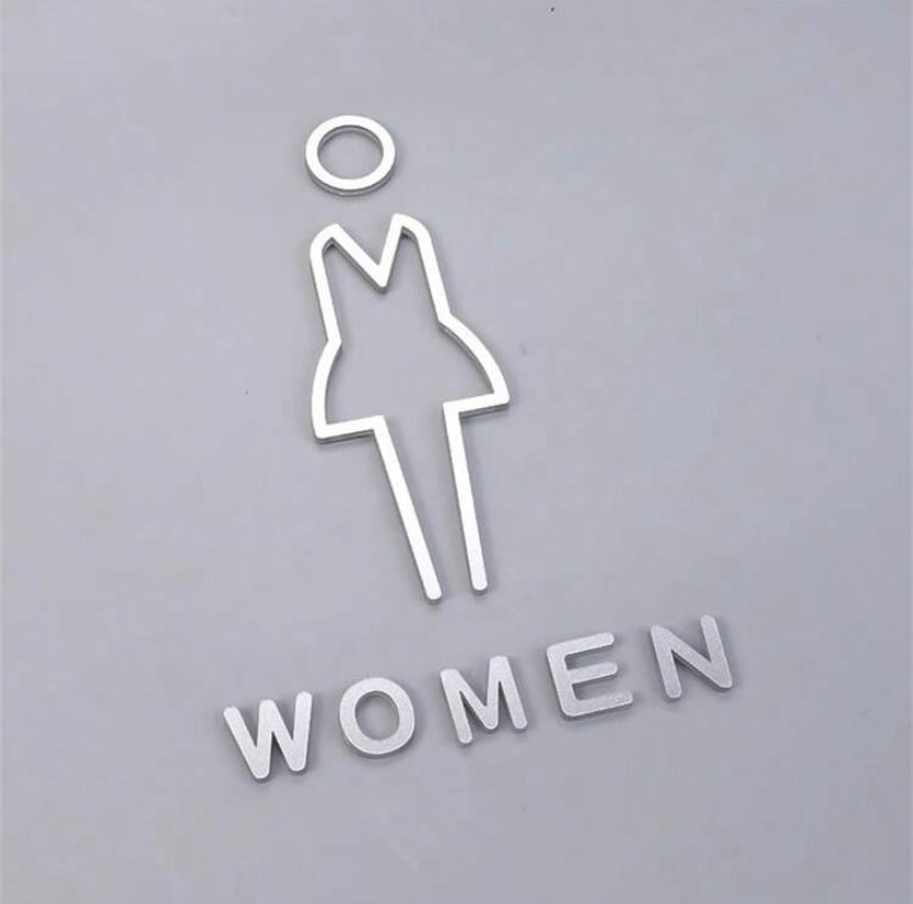 Acrylic Toilet Signs
