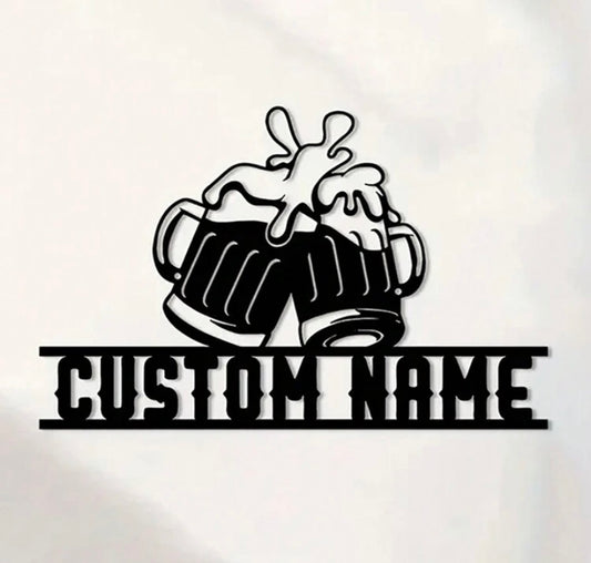 Custom Beer Mug Sign