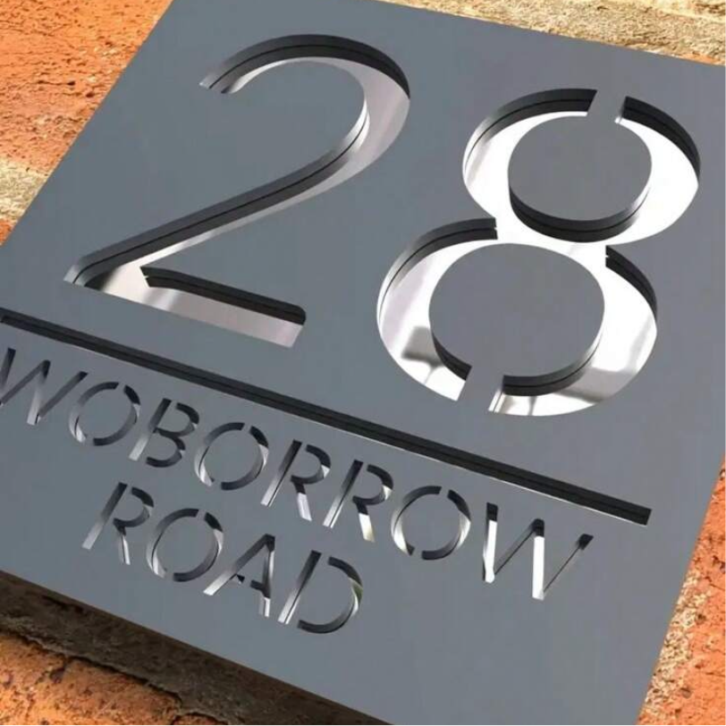 Square Custom Acrylic Door Sign