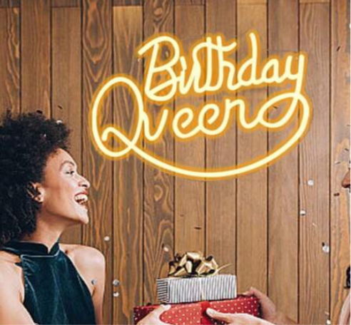 Birthday Queen LED Neon Sign