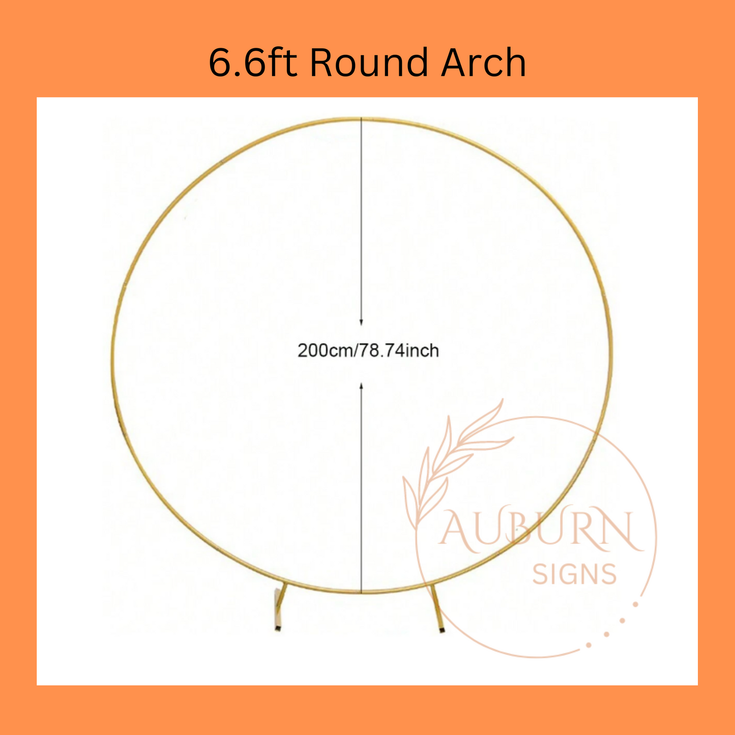 Metal Round Arch Backdrop