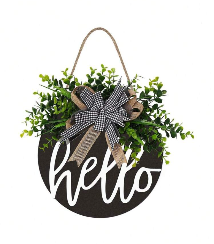 Wooden Hello / Welcome Sign
