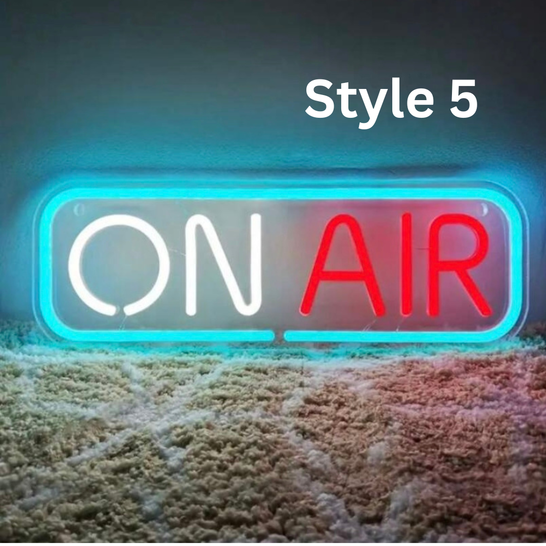 Live on Air LED Neon sign