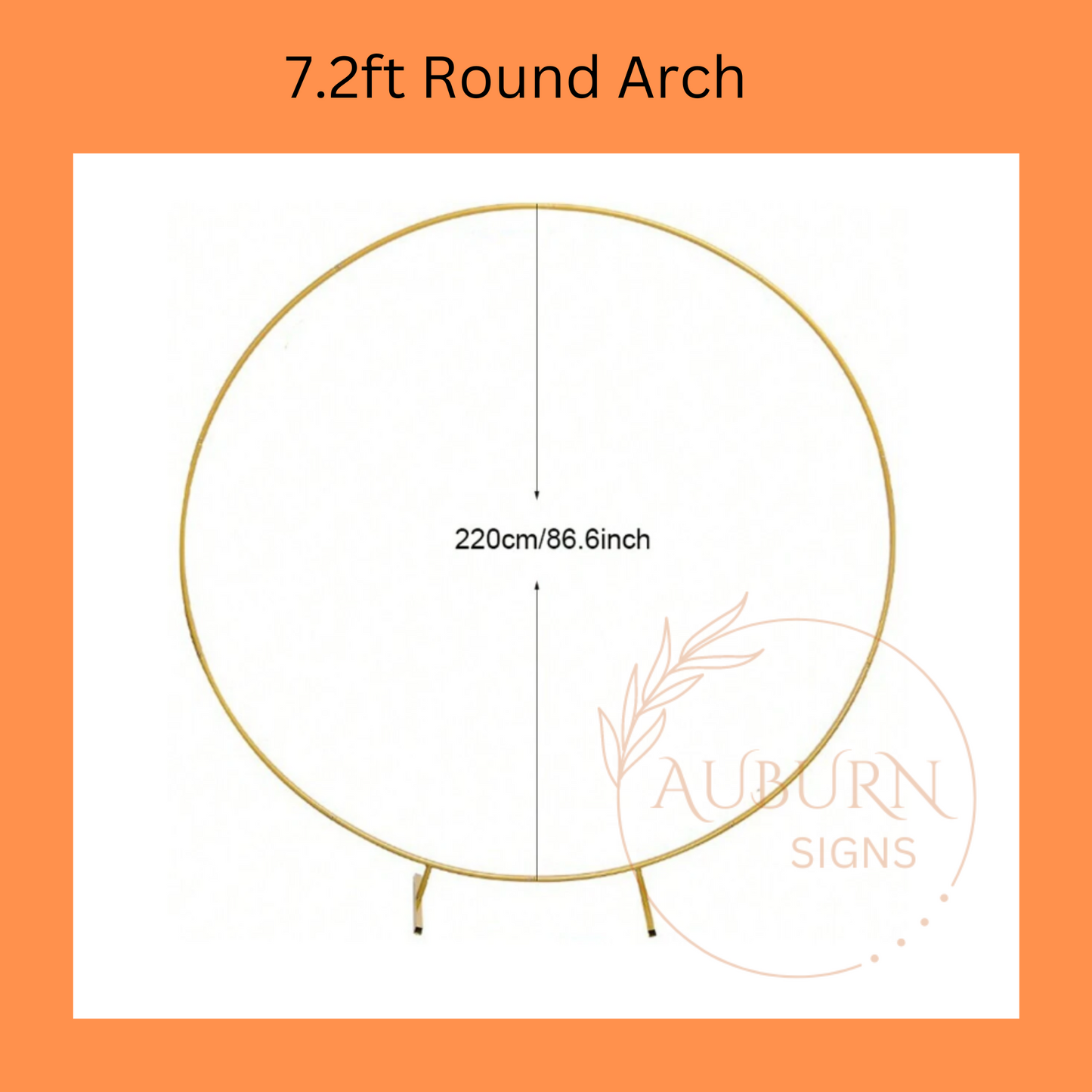 Metal Round Arch Backdrop