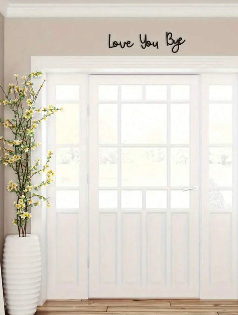 Love You Bye Wooden Sign