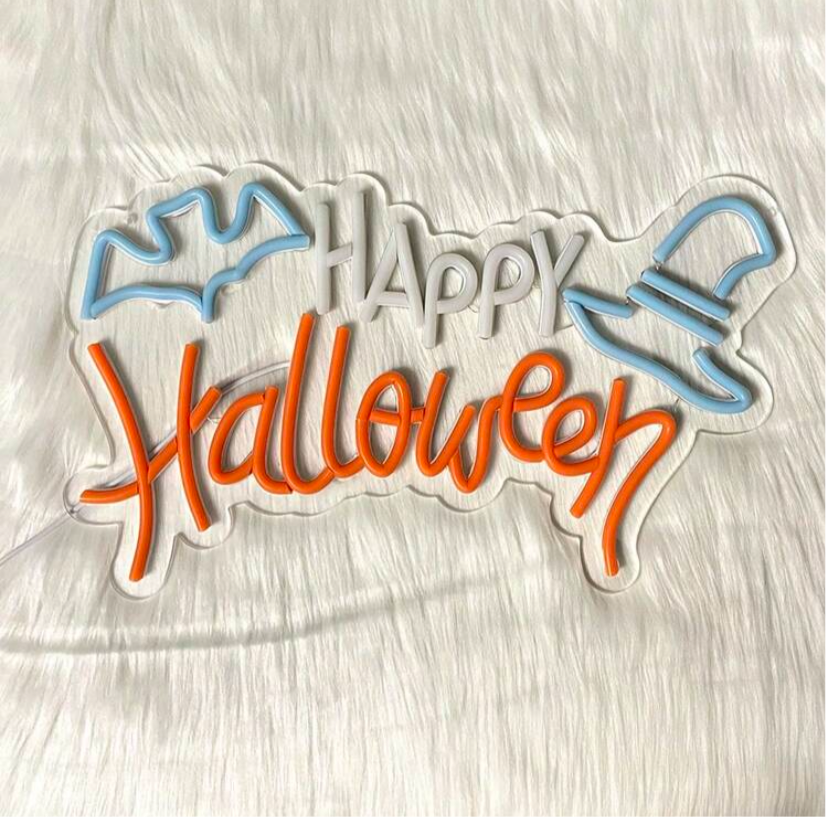 Happy Halloween LED Neon Sign