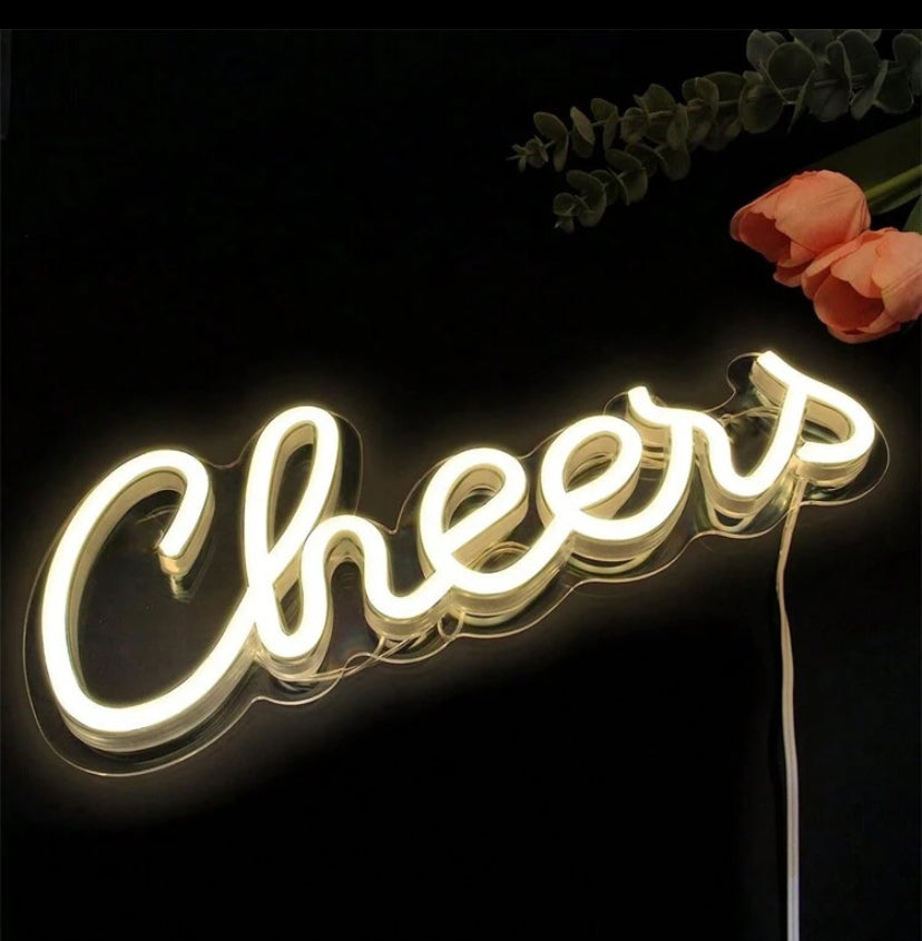 Cheers LED Neon Sign