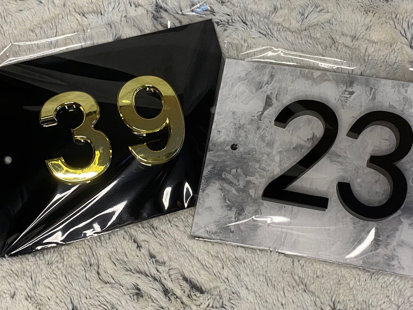 Acrylic 3D Number Door Sign