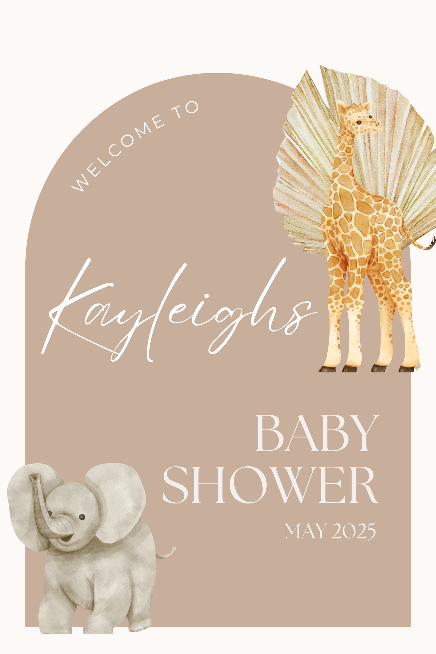 Baby Shower Sign