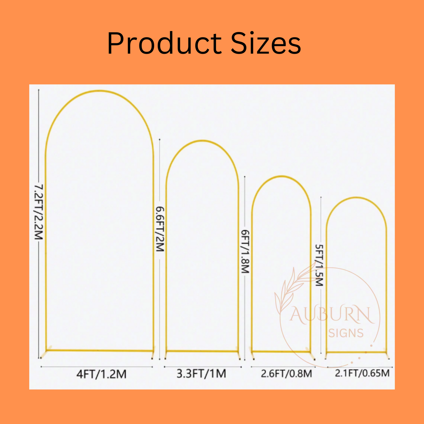 Metal Backdrop Arch