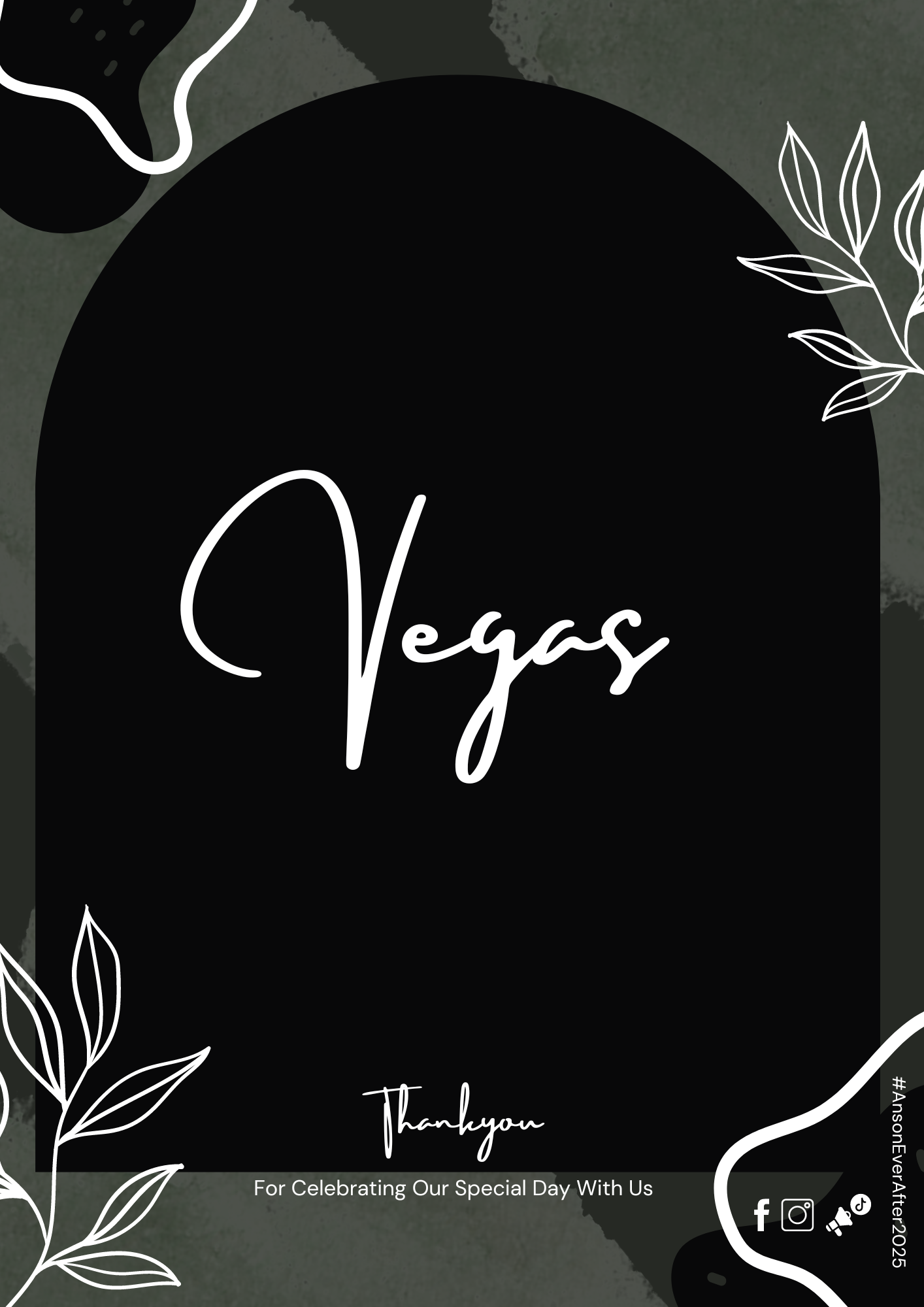Printed Card Table Sign Pack