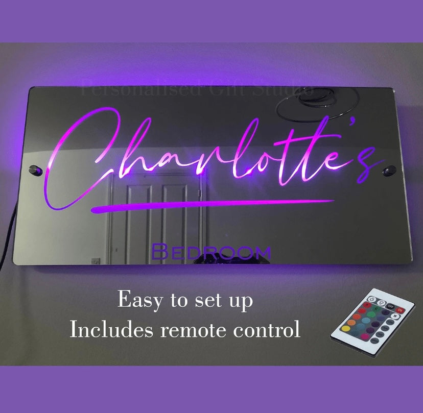 Custom LED Mirror Sign