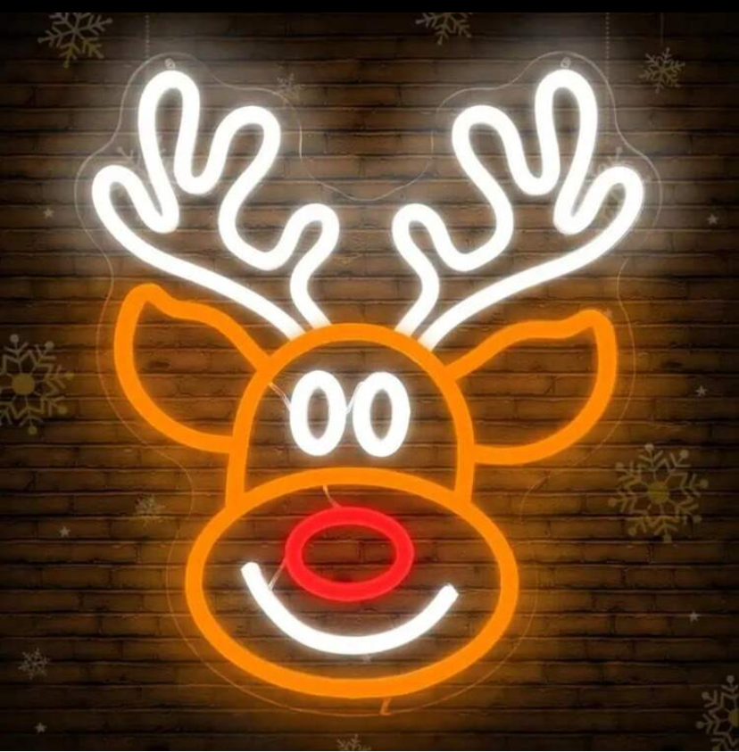 Reindeer LED Neon Sign