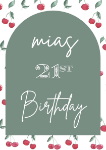 Birthday Sign
