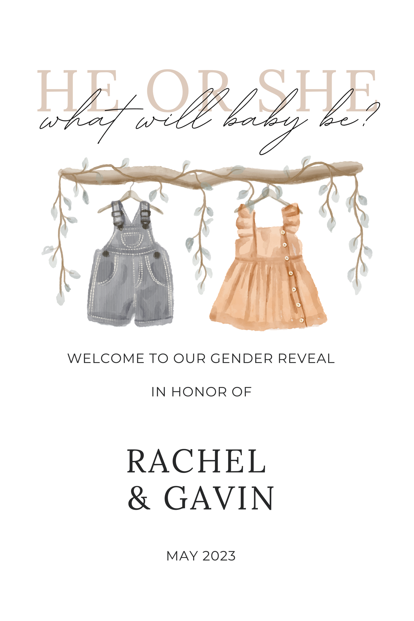 Baby Shower Sign