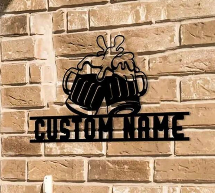 Custom Beer Mug Sign