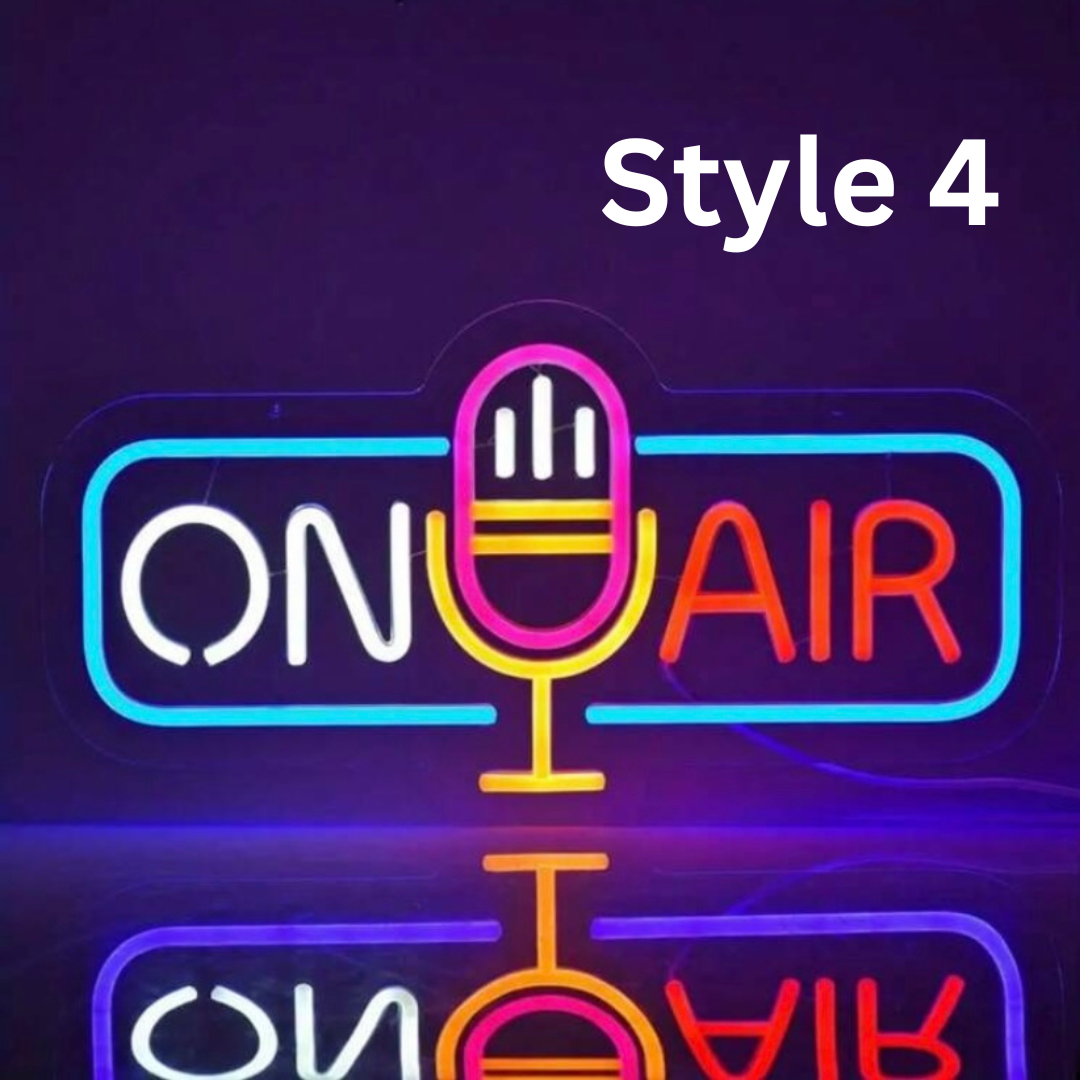 Live on Air LED Neon sign
