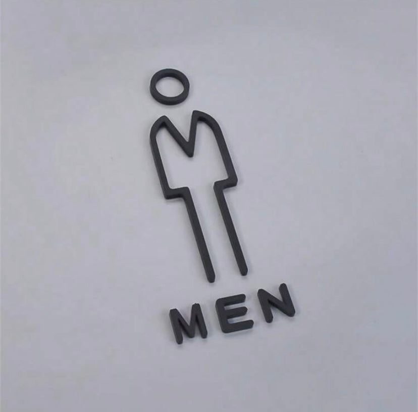 Acrylic Toilet Signs
