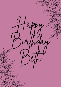 Birthday Sign