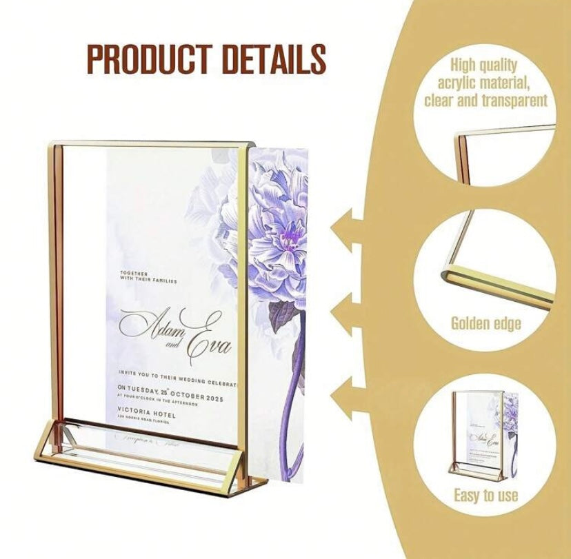 Gold Double Sided Frame Pack