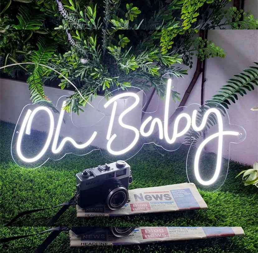 Oh Baby LED Neon Sign