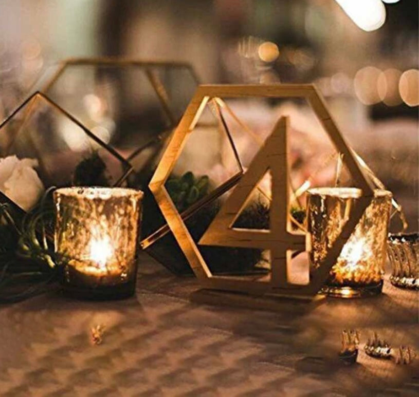 Wooden Table Numbers
