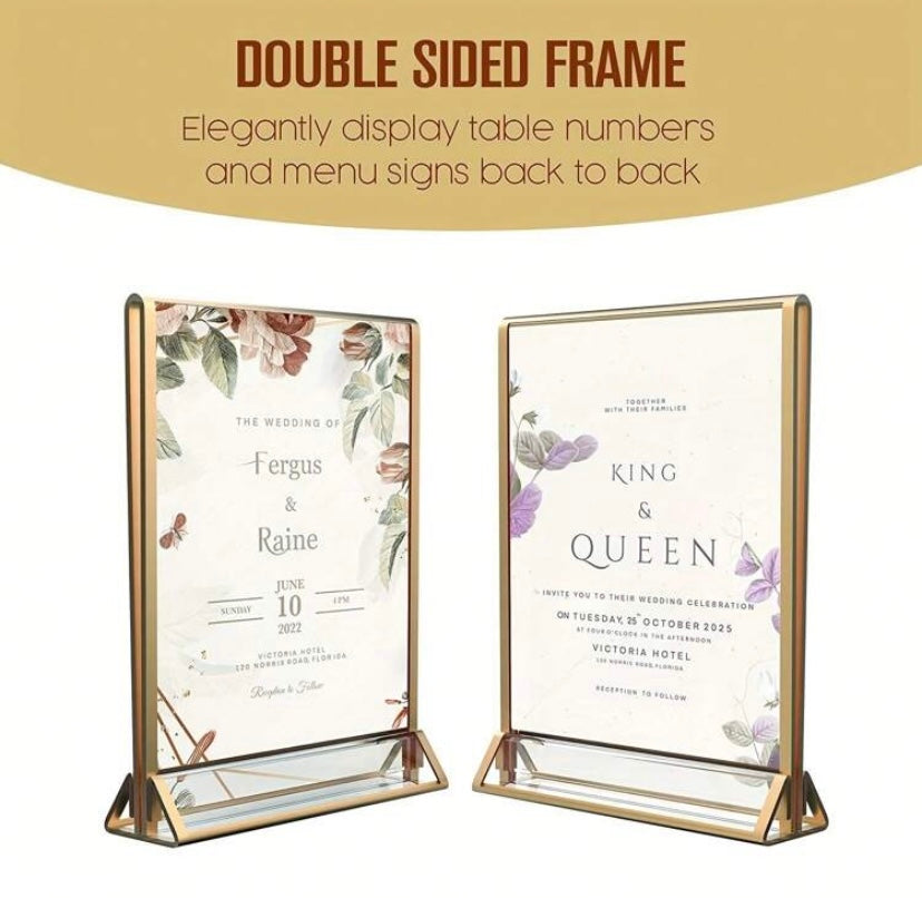 Gold Double Sided Frame Pack