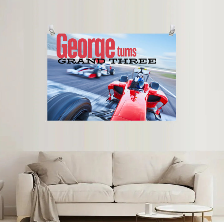 Children’s Age Theme Birthday Banner
