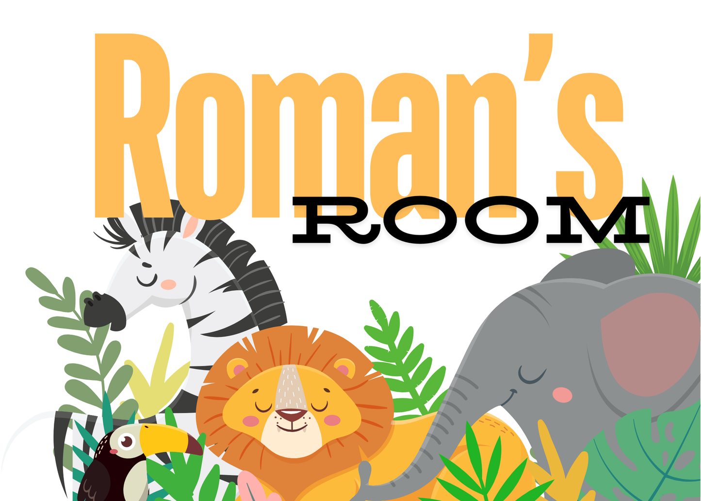 Custom Bedroom Door Sign