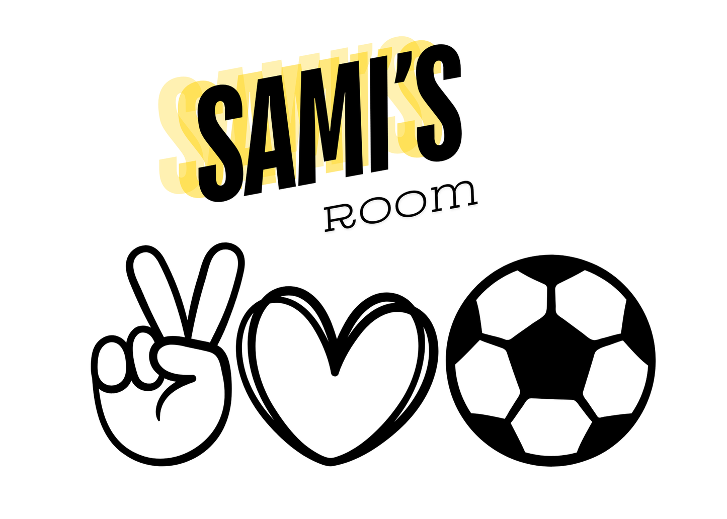 Custom Bedroom Door Sign