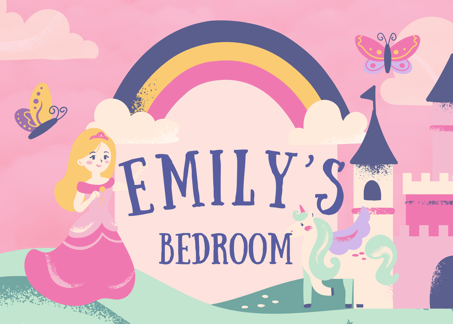 Custom Bedroom Door Sign