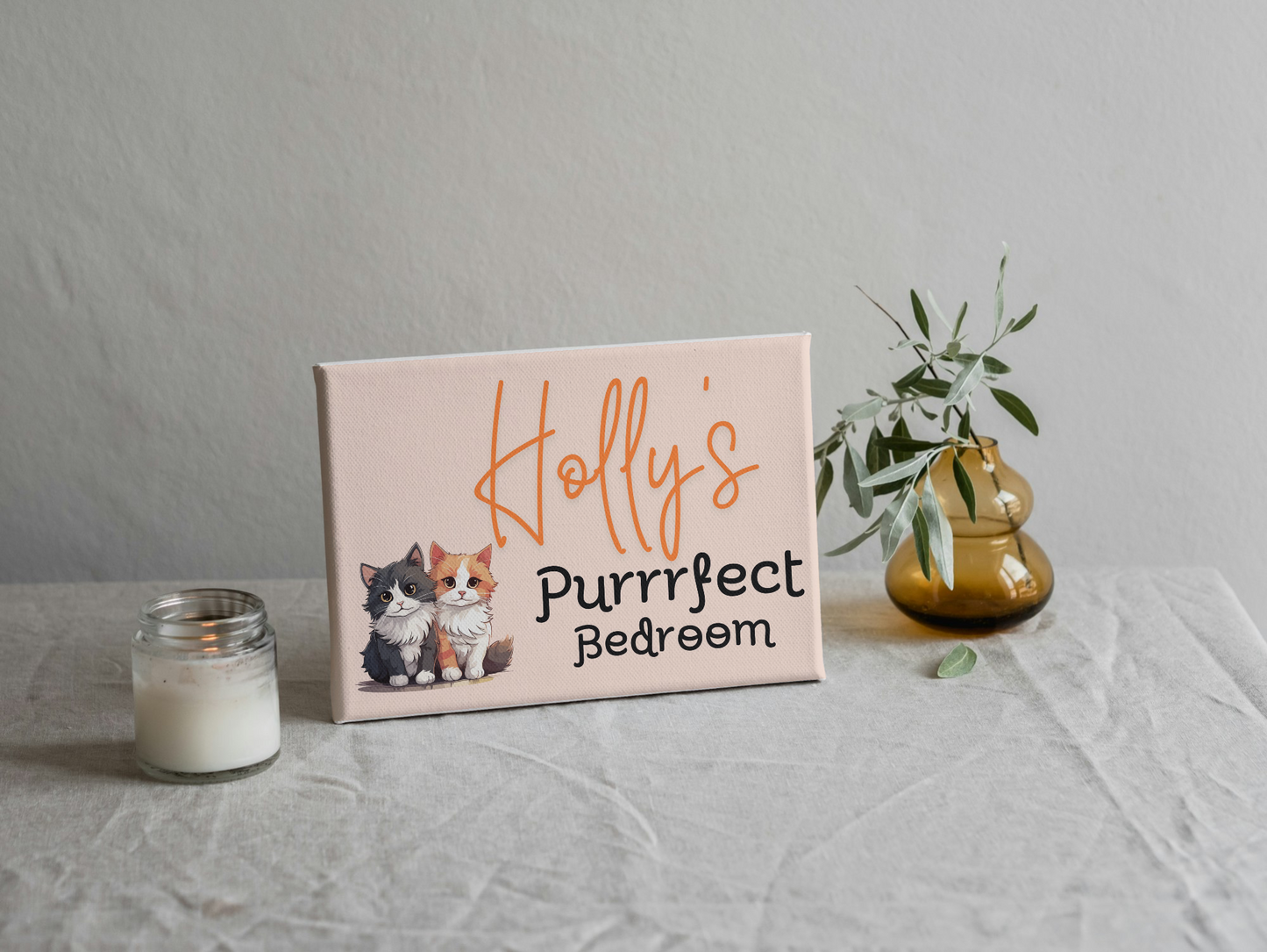 Custom Bedroom Door Sign