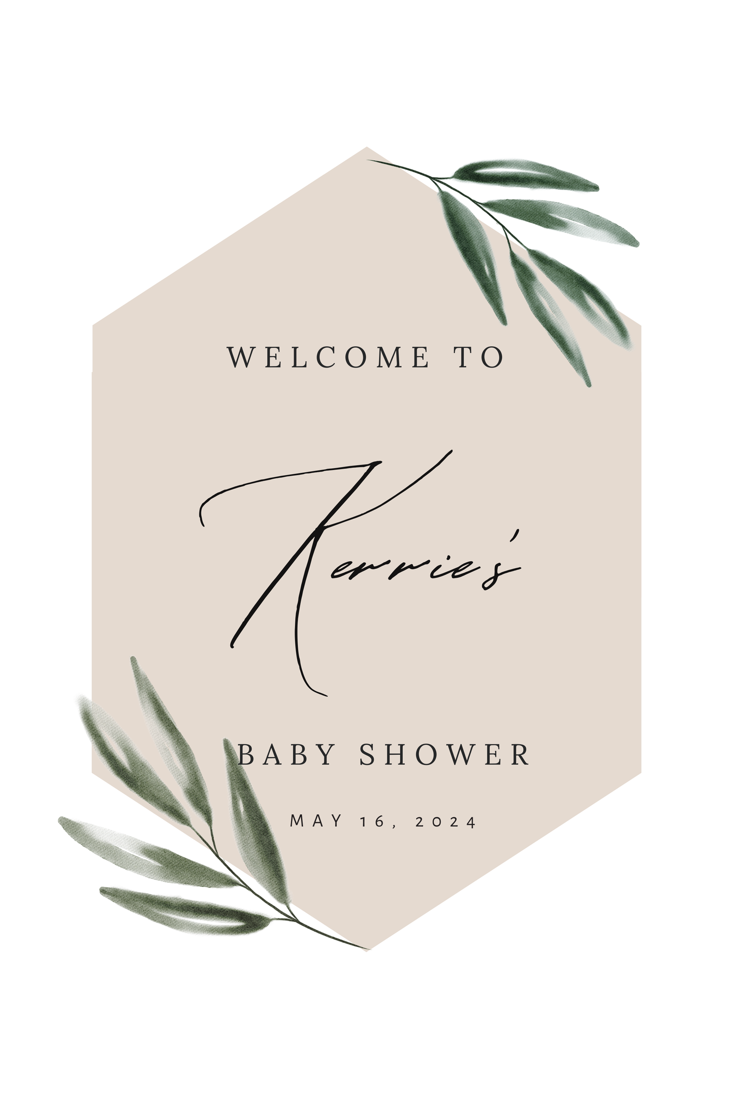 Baby Shower Sign
