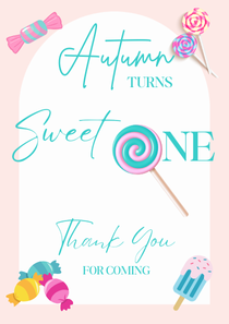 Children’s Age Theme Birthday Banner