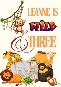 Children’s Age Theme Birthday Banner