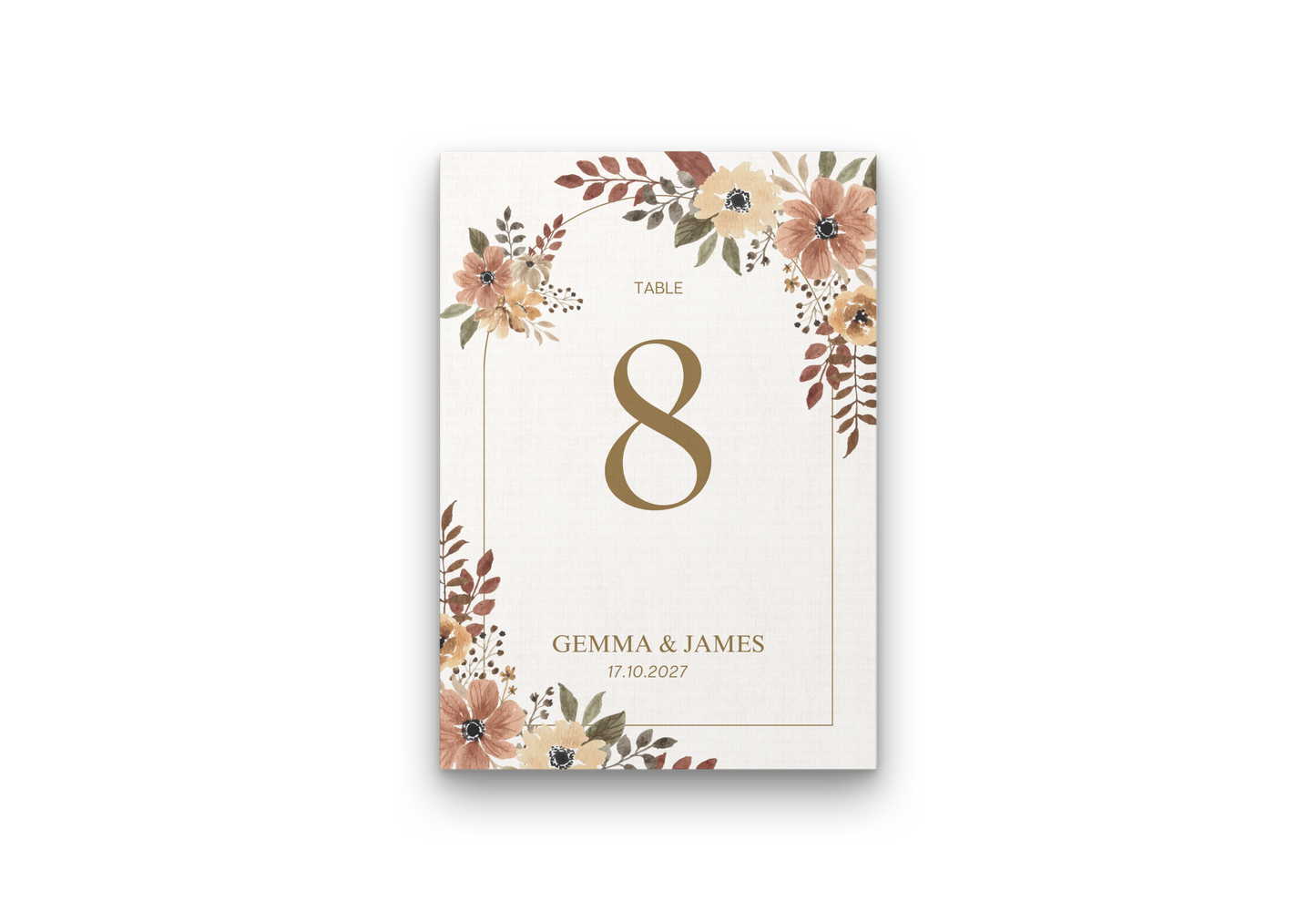 Printed Card Table Sign Pack