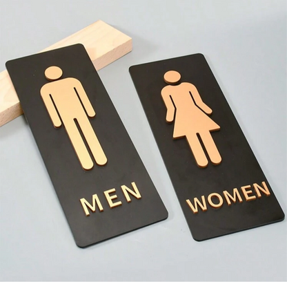 Acrylic Toilet Plaque