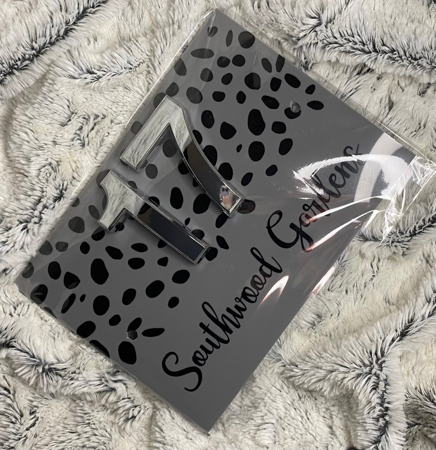 Animal Print Door Sign