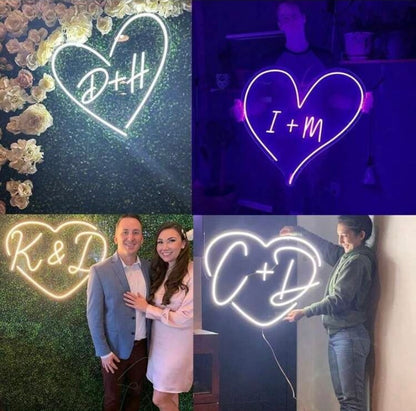 Custom Heart LED Neon Sign