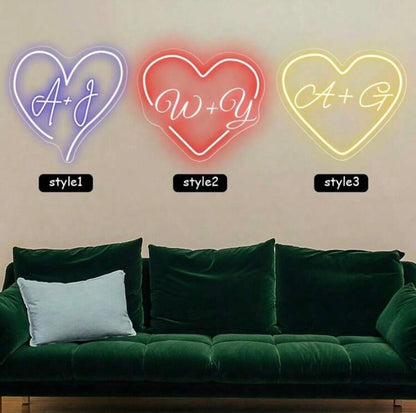 Custom Heart LED Neon Sign