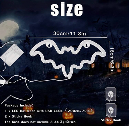 Bat LED Neon Sign