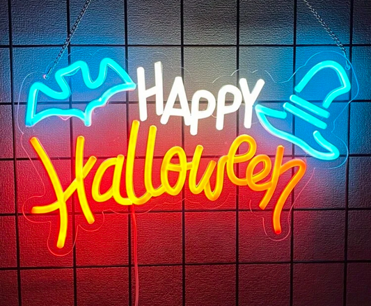 Happy Halloween LED Neon Sign