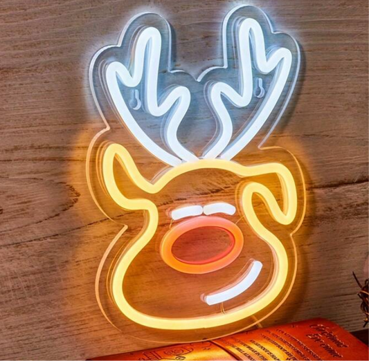 Reindeer LED Neon Sign